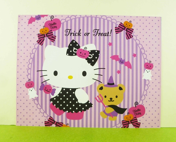 【震撼精品百貨】Hello Kitty 凱蒂貓~卡片-萬聖節