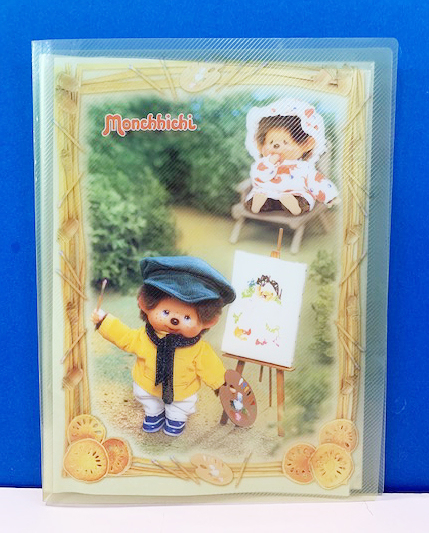 【震撼精品百貨】monchhichi_夢奇奇~文件夾A4~畫家#30141