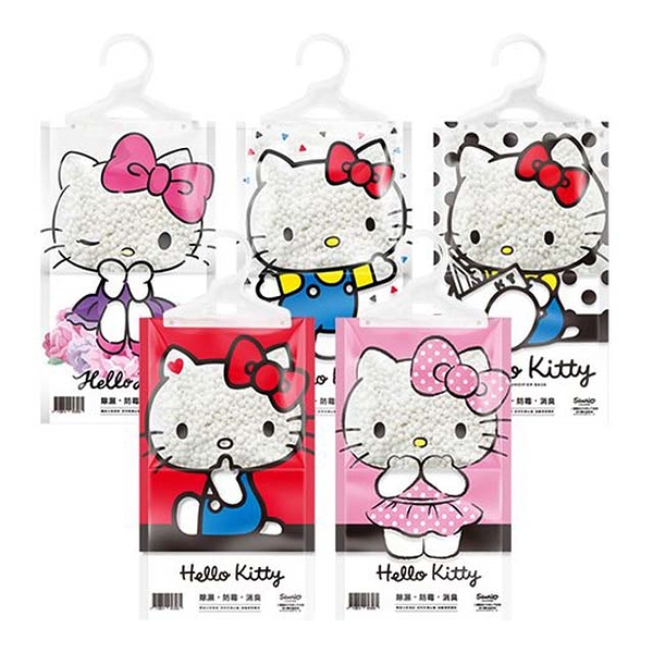 小禮堂 Hello Kitty 小蒼蘭香氛除溼袋 5款隨機 (少女日用品特輯) 4716814-953581