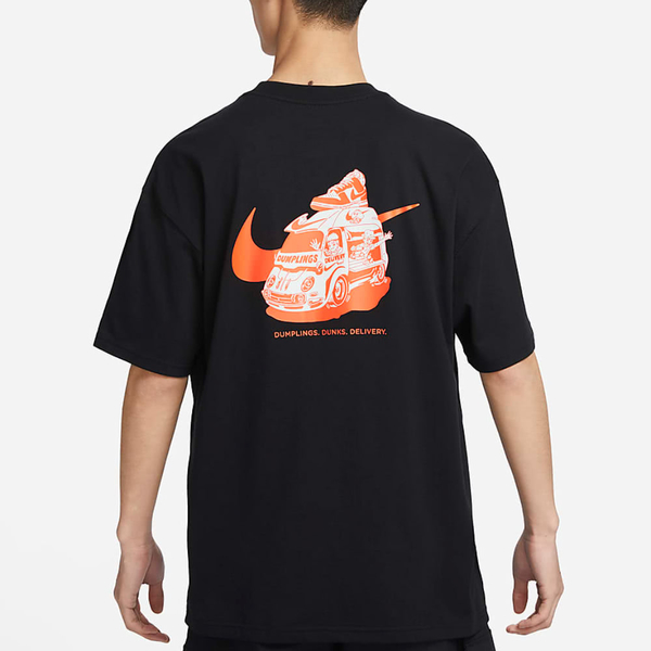 NIKE M NSW TEE FOOD LBR 男休閒短袖上衣 運動 品牌服 百搭款 黑 KAORACER FB9806010 product thumbnail 2