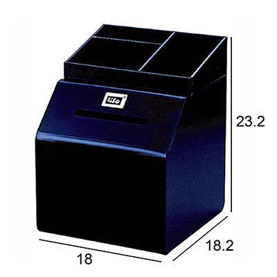 Life 徠福 NO.1195 壓克力意見/小費兩用箱 18X18.3X23.2cm