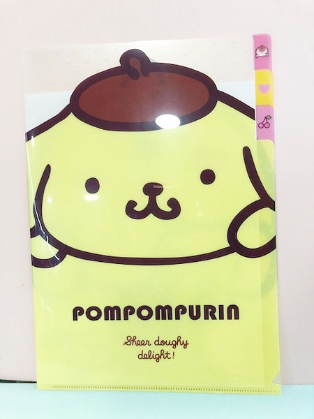 【震撼精品百貨】Pom Pom Purin 布丁狗~A4文件資料夾-屁股/分隔#45969