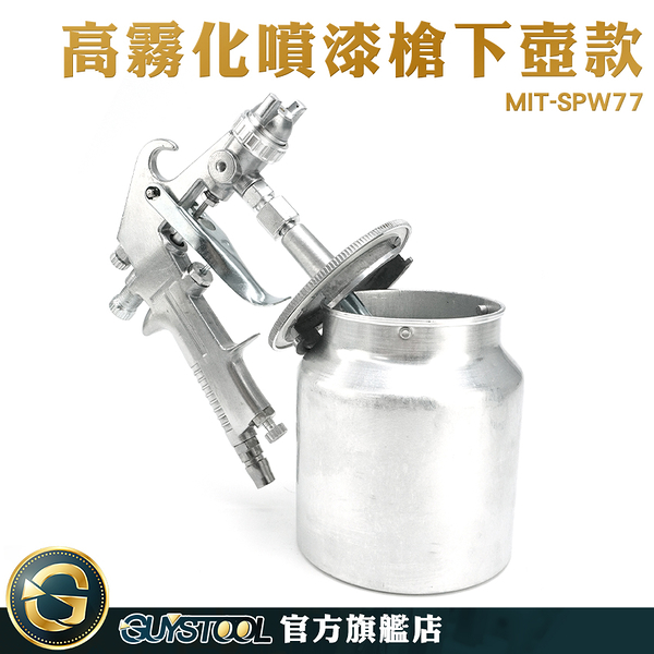 GUYSTOOL 油漆工程 氣動噴漆槍 油漆工具 風動噴槍 MIT-SPW77 水性噴漆 手動噴槍 五金