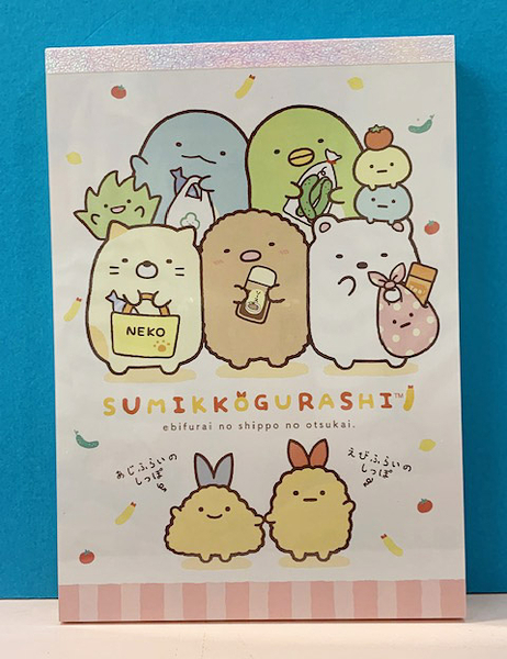 【震撼精品百貨】角落生物 Sumikko Gurashi~San-X 角落生物便條本(L)-粉白#71284