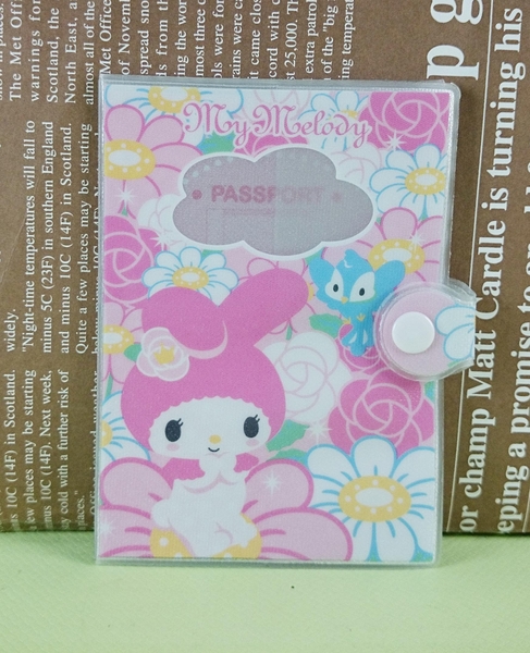 【震撼精品百貨】My Melody 美樂蒂~證件套_玫瑰