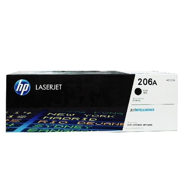 HP 206A W2110A LaserJet 黑色 原廠碳粉匣 適用於M283fdw M255dw