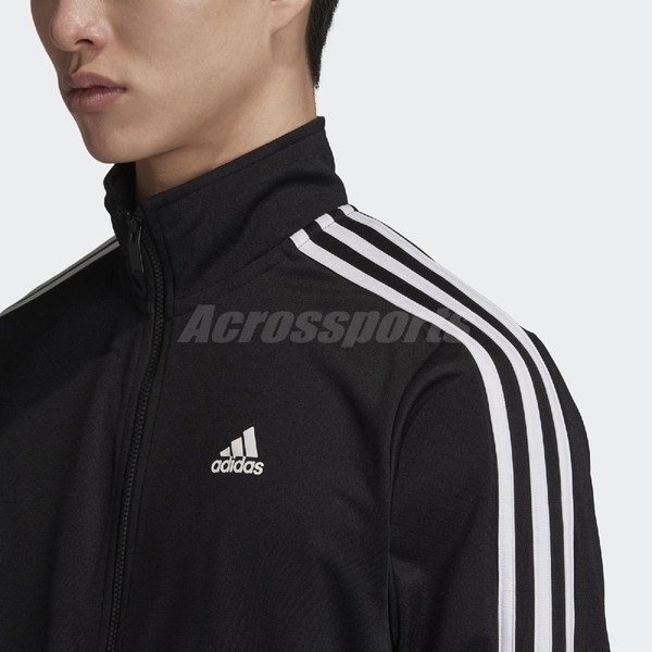 adidas 運動套裝 Athletics Tiro Tracksuit 黑 白 男款 運動外套 長褲 運動休閒【ACS】 FS4323