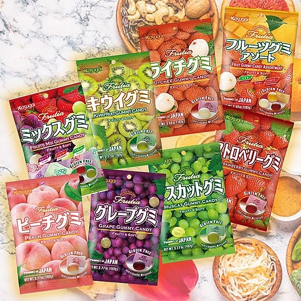 Kasugai 春日井 果汁軟糖(1包裝) 款式可選【小三美日】 DS021392