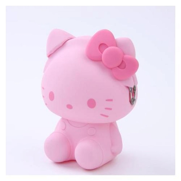 【震撼精品百貨】Hello Kitty 凱蒂貓~HELLO KITTY 3D 矽膠人型零錢包(粉)