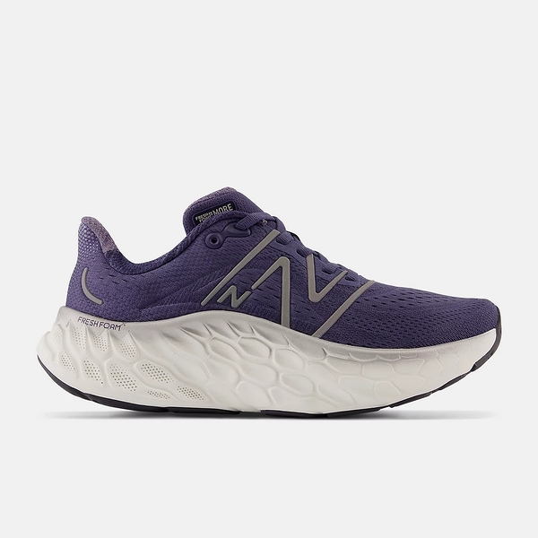 NEW BALANCE Fresh Foam X More V4 慢跑鞋 女 深藍 厚底 運動 反光 WMORCD4