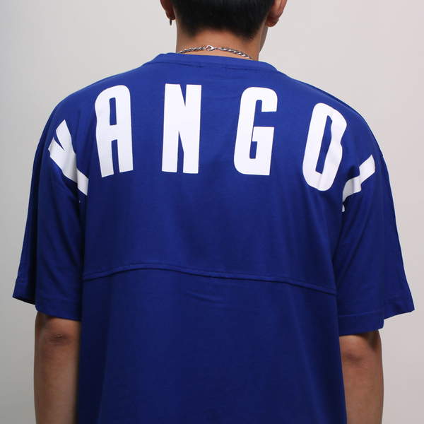 KANGOL 短袖 短T 胸前小LOGO 2.0 寶藍 背後大圖 袋鼠 棉 休閒 男女 (布魯克林) 6125100782 product thumbnail 4