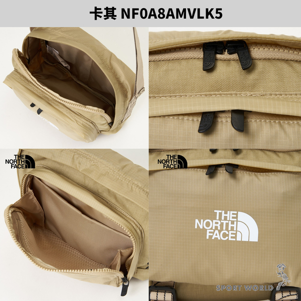 The North Face 北面 側背包 斜背包 Logo 黑/卡其【運動世界】NF0A8AMVKX7/NF0A8AMVLK5 product thumbnail 6