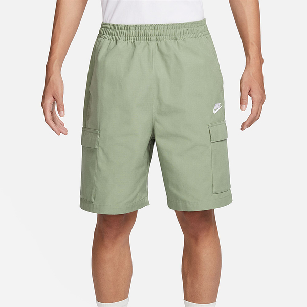 nike 男 as m nk club cargo short 綠 短褲 口袋 工作褲 穿搭 休閒褲 fb1247-386