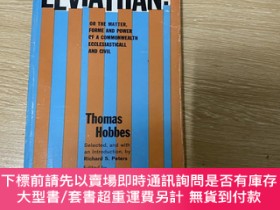 二手書博民逛書店Leviathan罕見霍布斯《利維坦》，1969年老版書Y9461 Thomas Hobbes 霍布斯 Col