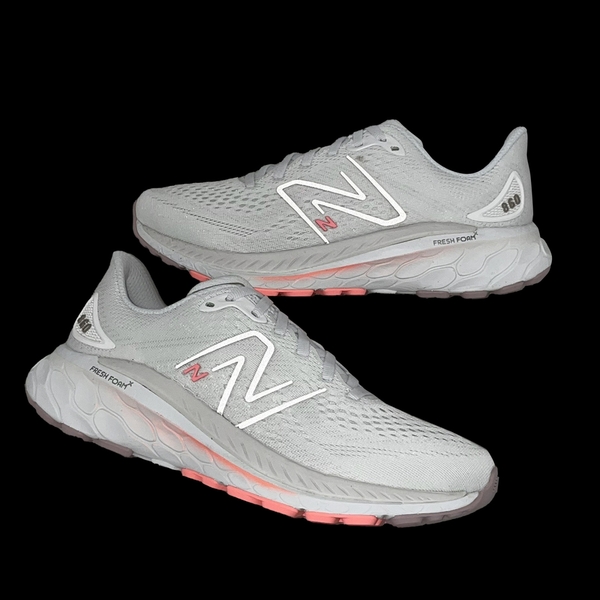 New Balance Fresh Foam X 860 V13 D寬楦 女慢跑鞋鞋 白粉 運動鞋 避震 戶外鞋 W860L13【KAORACER】 product thumbnail 6