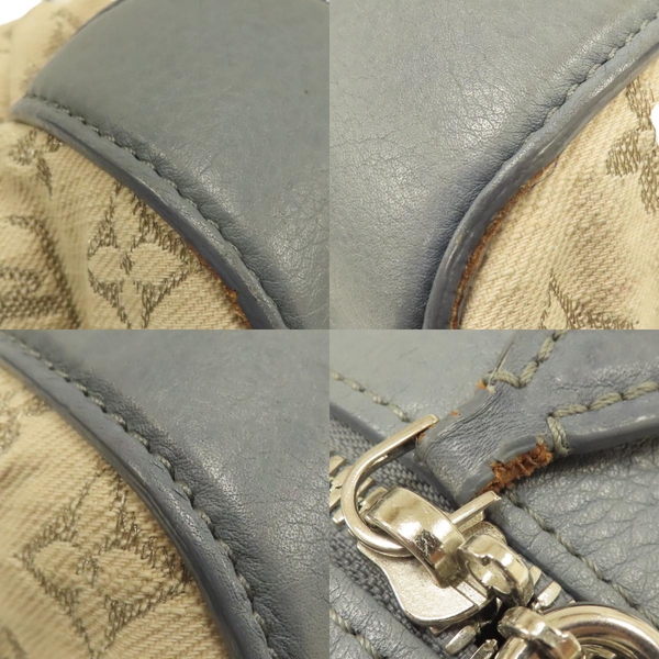 【二手名牌BRAND OFF】LOUIS VUITTON LV 路易威登 米色 藍色 丹寧 Speedy Round GM 兩用包 product thumbnail 7