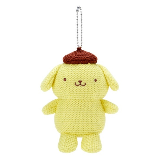 【震撼精品百貨】布丁狗 Pom Pom Purin ~日本SANRIO三麗鷗 布丁狗針織玩偶吊飾-經典款*50006