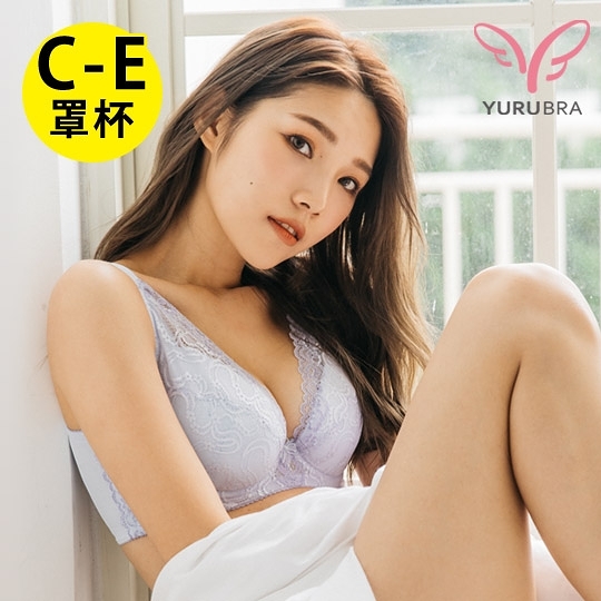 【玉如阿姨】餘波盪漾內衣 C.D.E罩 大罩杯 包覆 V溝 機能型 提托 台灣製 ※0629淺藍