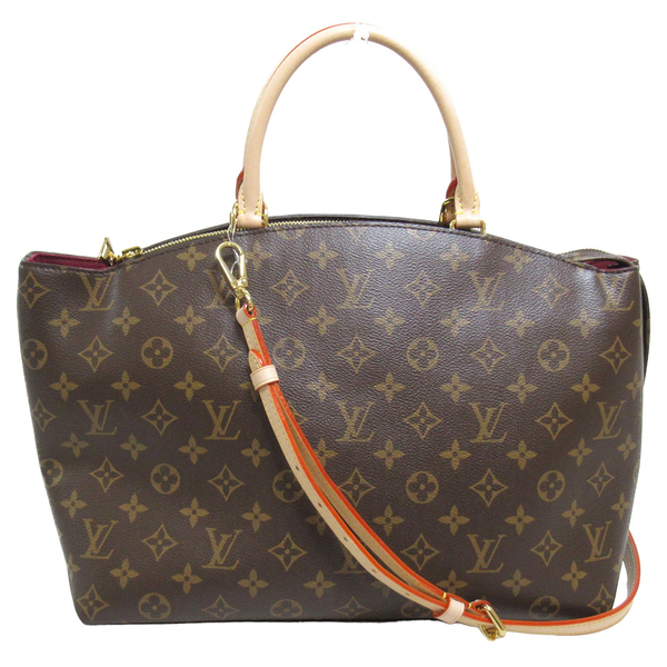 【二手名牌BRAND OFF】LOUIS VUITTON LV 路易威登 棕色 原花 PVC塗層帆布 Grand Palais MM 两用包 M45898