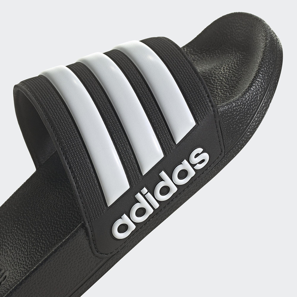 Adidas ADILETTE SHOWER 男鞋 女鞋 拖鞋 休閒 輕量 經典 黑 白【運動世界】GZ5922 product thumbnail 5