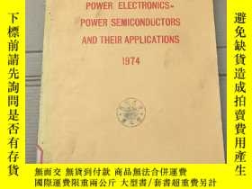 二手書博民逛書店power罕見electronics power semiconductors and their applica