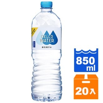 古道HELLOWATER鹼性離子水850ml(20入)/箱