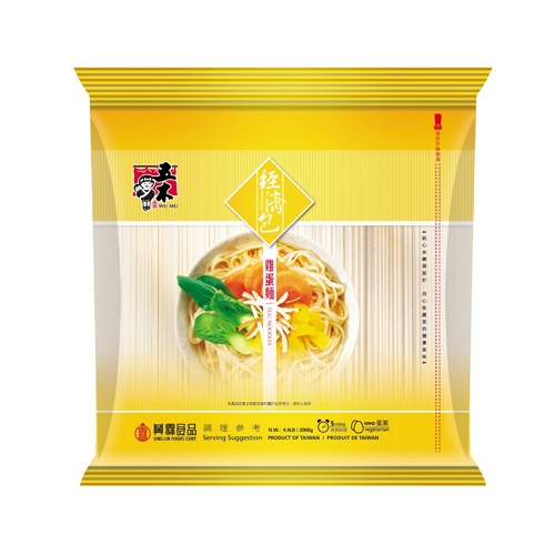 五木麵條經濟包系列(營養麵條/雞蛋麵條)(2000G/包)【愛買】 product thumbnail 4