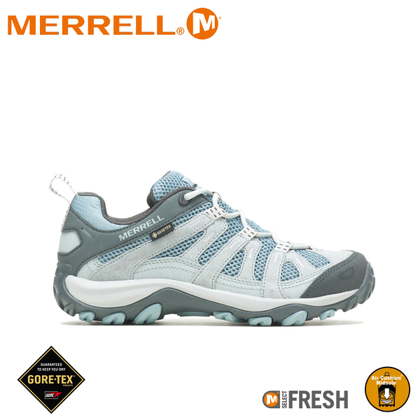 【merrell 美國 女 alverstone 2 gore-tex《淺藍色》】ml037038/登山/健行鞋