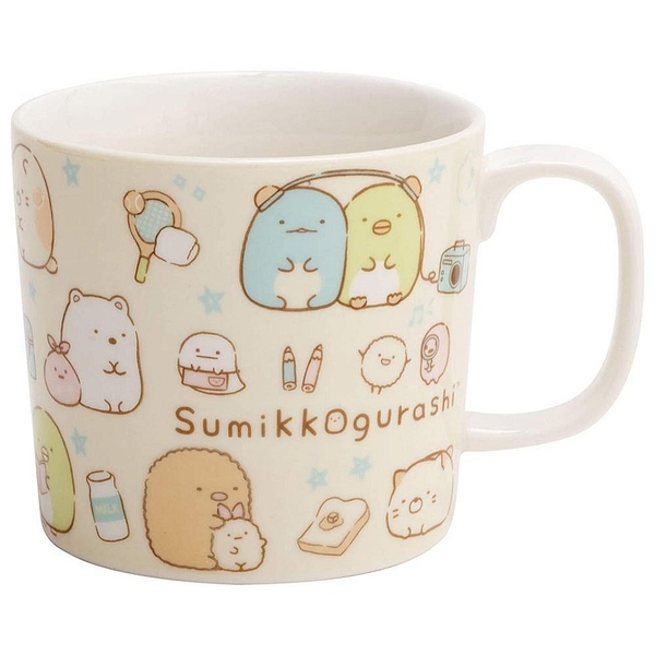 【震撼精品百貨】角落生物 Sumikko Gurashi~SAN-X~N陶瓷馬克杯-米色*74606