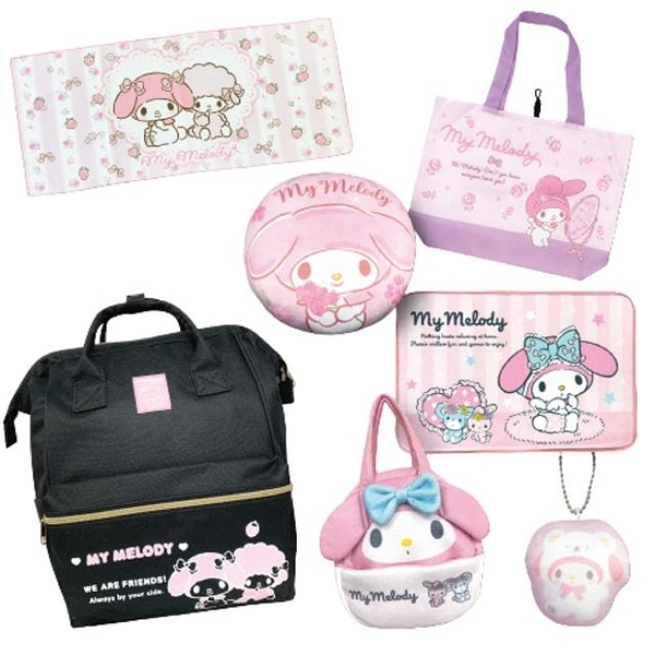 【震撼精品百貨】My Melody 美樂蒂~日本SANRIO三麗鷗 美樂蒂2023年福袋(後背包/7件組)*14606