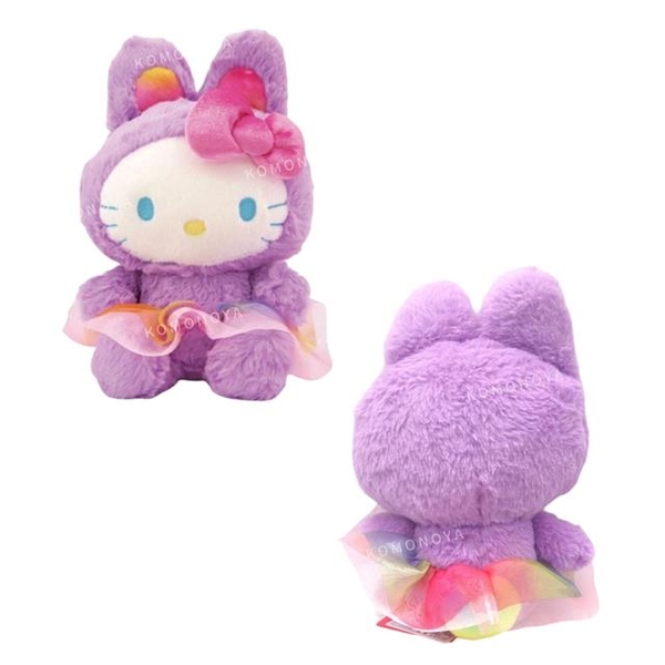 小禮堂 Hello Kitty 絨毛玩偶娃娃 S (兔裝紗裙款) product thumbnail 3