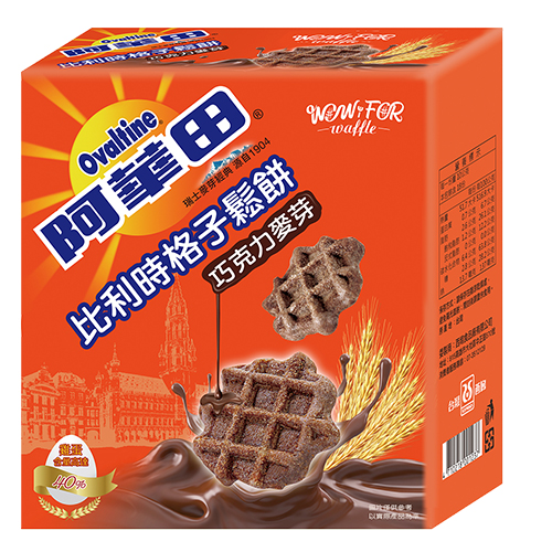 阿華田巧克力麥芽格子鬆餅180g