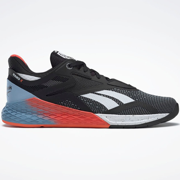 REEBOK NANO X 男鞋 訓練 EVA中底 支撐 穩定 避震 黑 橘 藍【運動世界】EF7298