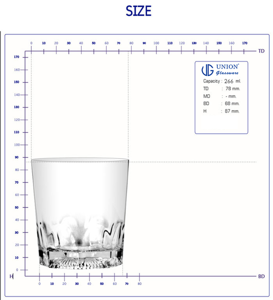 泰國UNION Janie花底杯 266ml 烈酒杯 玻璃杯 酒杯 威士忌杯 水杯 product thumbnail 7