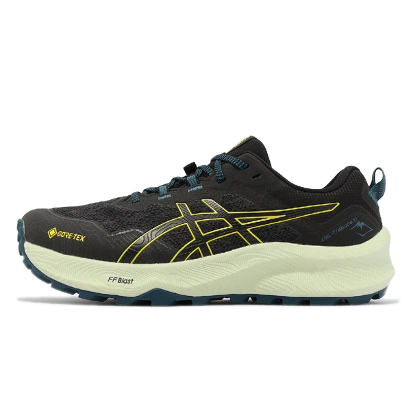 Asics 越野跑鞋 GEL-Trabuco 11 GTX 防水 黑 黃 藍綠 亞瑟士 男鞋 1011B608001