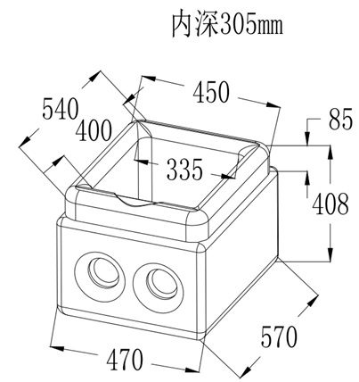 【麗室衛浴】壓克力養身泡腳盆 洗腳盆 MZ-08G 尺寸600*500*340MM product thumbnail 4