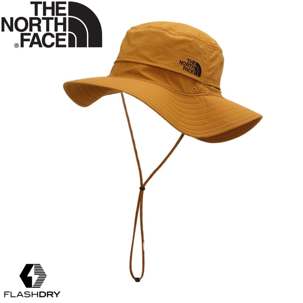 【The North Face 抗UV遮陽圓盤帽《棕褐》】CF7T/抗UV/防風/大盤帽/防曬帽/休閒帽/漁夫帽