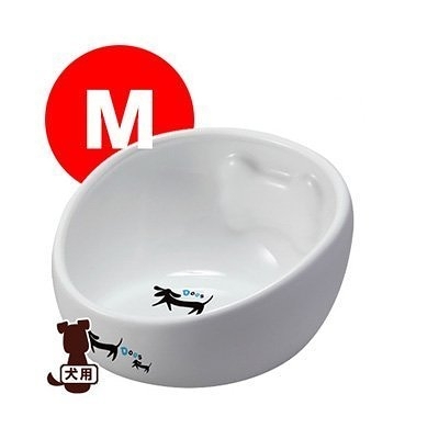 『寵喵樂旗艦店』 日本 Marukan【骨頭造型陶瓷碗】M號 [DP-654]