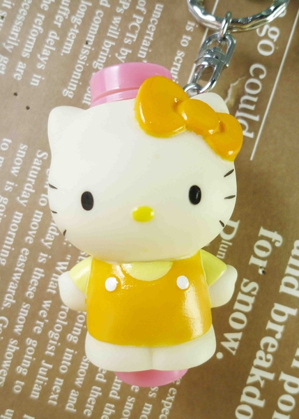 【震撼精品百貨】Hello Kitty 凱蒂貓~鎖圈-萬花筒