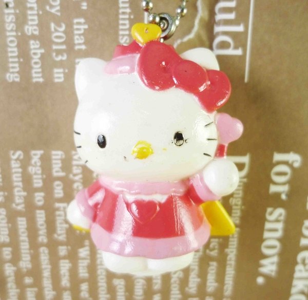 【震撼精品百貨】Hello Kitty 凱蒂貓~鎖圈-披風