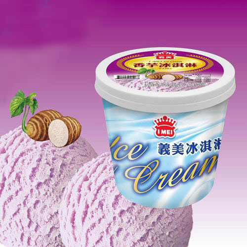 義美冰淇淋-香芋500G/桶【愛買冷凍】 product thumbnail 3