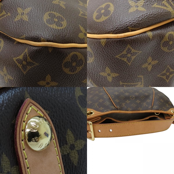 【二手名牌BRAND OFF】LOUIS VUITTON LV 路易威登 棕色 原花帆布 Galliera PM 南瓜包 肩背包 金扣 M56382 product thumbnail 9