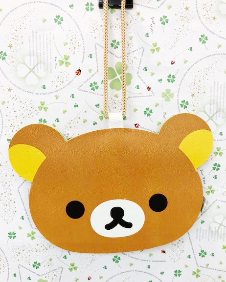 【震撼精品百貨】Rilakkuma San-X 拉拉熊懶懶熊~拉拉熊造型票夾零錢包-哥哥(附繩)#11076 product thumbnail 3