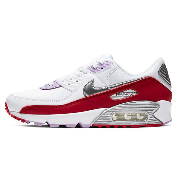 NIKE Air Max 90 CNY 女鞋 休閒 復古 新年 氣墊 避震 皮革 白 紅【運動世界】CU3004-176 product thumbnail 2