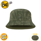【BUFF 西班牙 可收納漁夫帽《探險橄綠》】125343/圓盤帽/遮陽帽/防曬帽/休閒帽