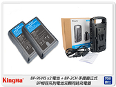 KingMa BP-95WS x2 + BP-2CH 電池套組 雙充 V型 USB 充電器 座充(公司貨)