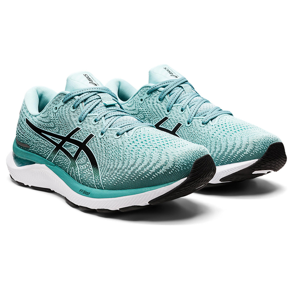 ASICS GEL-CUMULUS 24 D 女鞋 慢跑 緹花網布 輕量 緩震 綠【運動世界】1012B205-300 product thumbnail 4