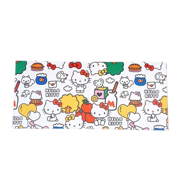 小禮堂 Hello Kitty 塑膠扣式方形鉛筆盒 (紅白點點款) 4713791-955232 product thumbnail 2