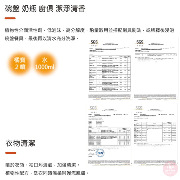 橘寶 濃縮多功能洗淨液 300ml 天然洗淨劑 蔬果清潔劑 奶瓶清潔劑 噴瓶 0518 product thumbnail 6