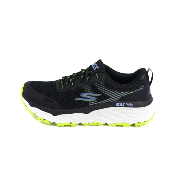 SKECHERS GOTRAIL 運動鞋 慢跑鞋 防潑水 黑色 女鞋 129147BKLM no464 product thumbnail 7